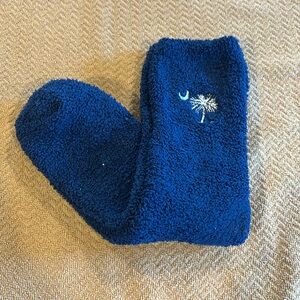 Palmetto Tree Fuzzy Socks